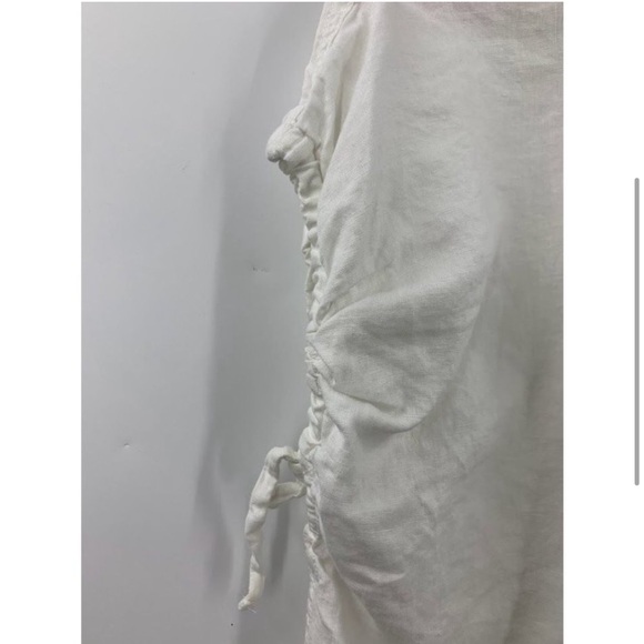Everlane 100% linen drawstring top - Picture 3 of 11